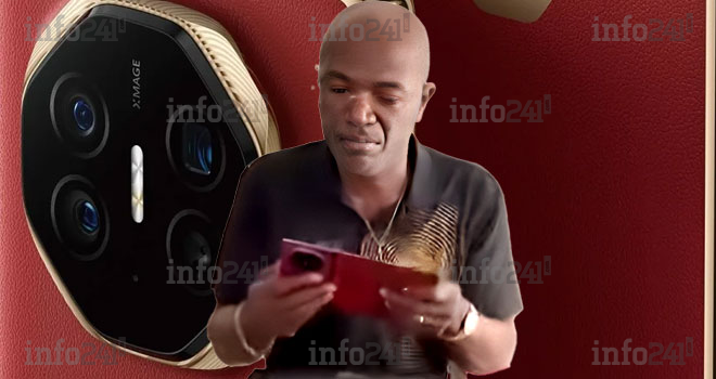 Gabon : Le président du PDG suscite la polémique en exhibant un smartphone de luxe hors de prix !