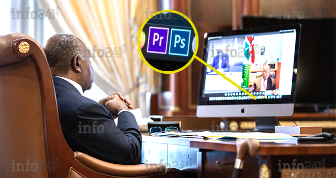 Oui ! Ali Bongo utilise bien au quotidien les logiciels Photoshop et Adobe Premiere Pro !