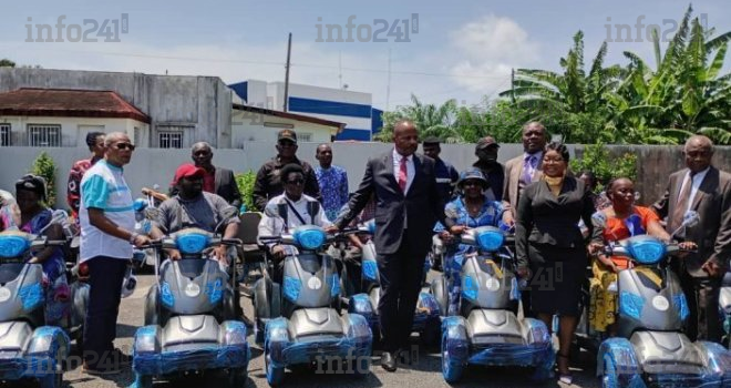 Promotion de l’inclusion : des scooters offerts aux personnes handicapées à Port-Gentil