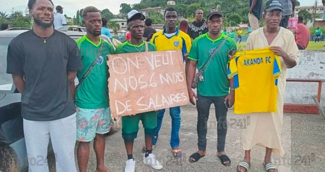 National Foot 2 :  Les joueurs d’Akanda FC en colère, réclament 6 mois de salaire impayés