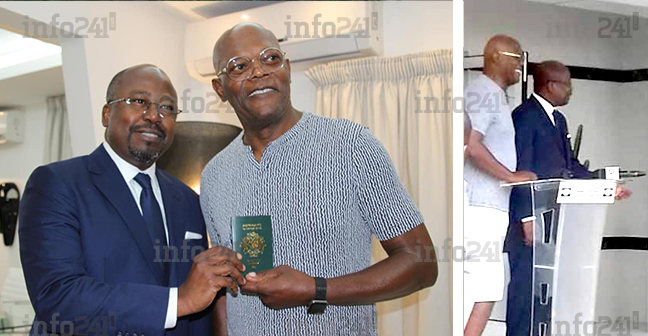 L’acteur américain Samuel L. Jackson obtient son passeport gabonais... en culotte !